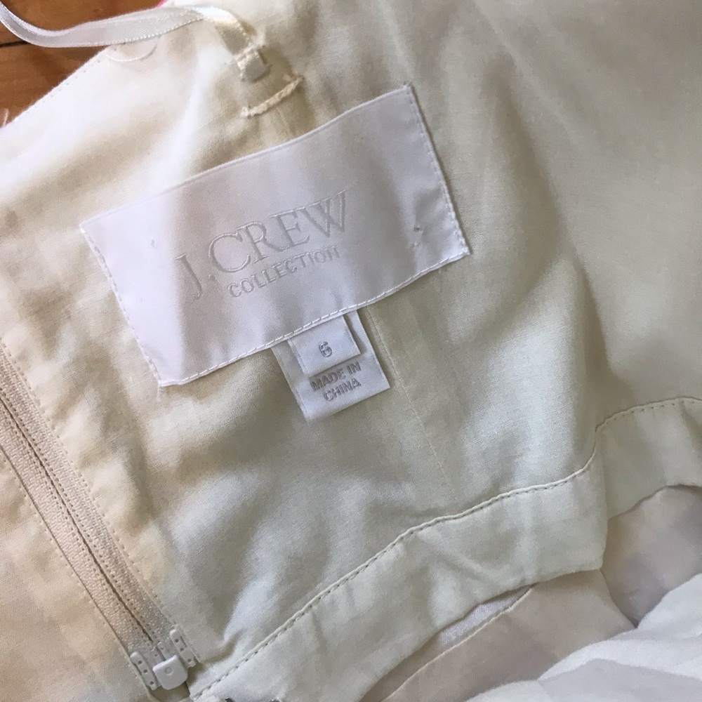 J Crew Strapless Silk Dress - Picture 5 of 8
